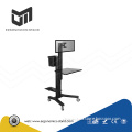 500X650X1760-1450MM mobile display stand for 10"-27" TVs